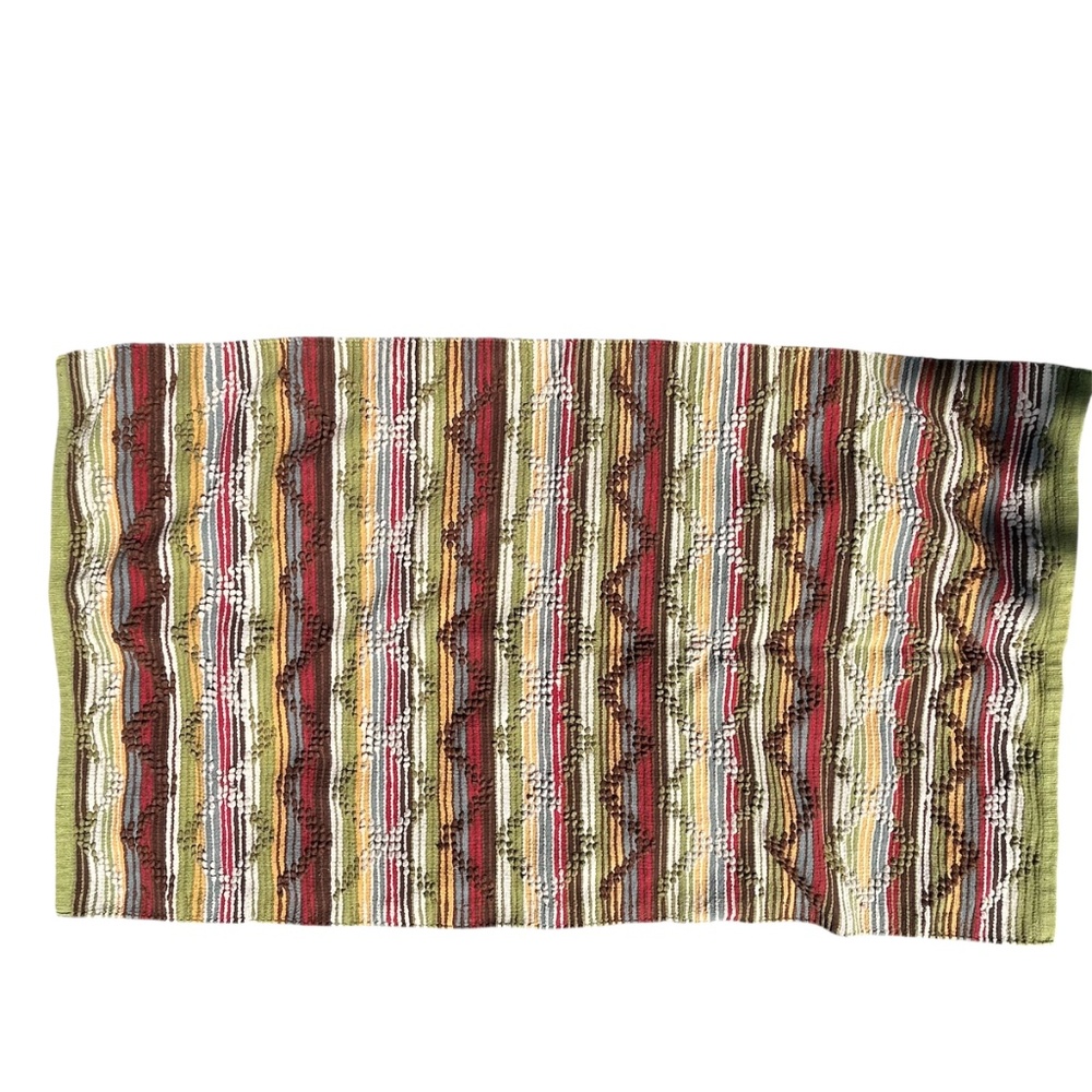 Pier 1 Imports Multicolor Striped Rug 33" X 58" Rectangular